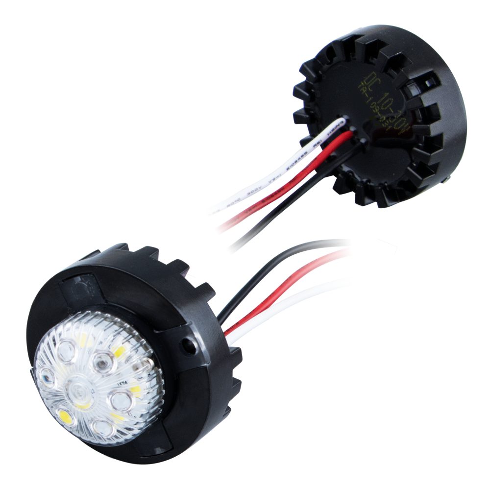 ジェットイノウエ LED 丸 ミニストロボ 12V / 24V 共用 ブルー