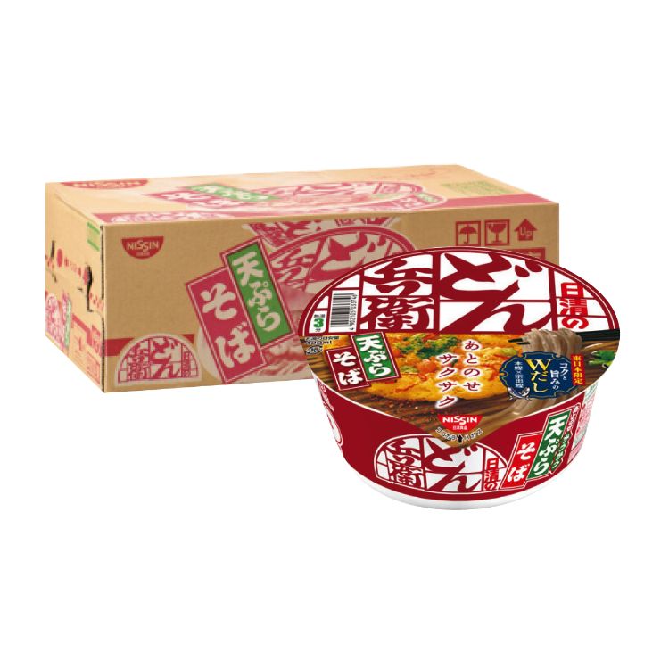 日清 どん兵衛 天ぷらそば 1箱（12個）