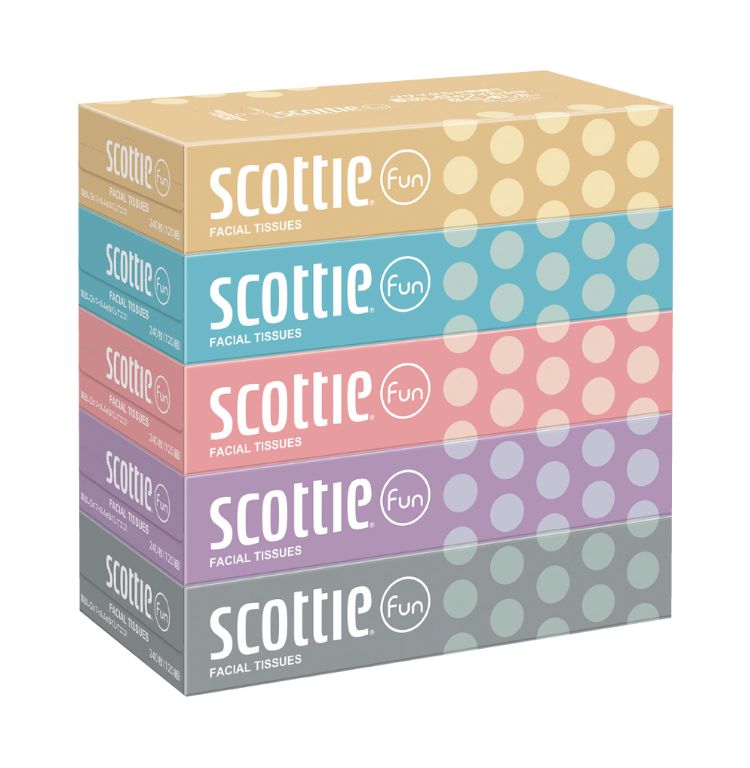BOXテイッシュ スコッティ 1ケース（60箱）