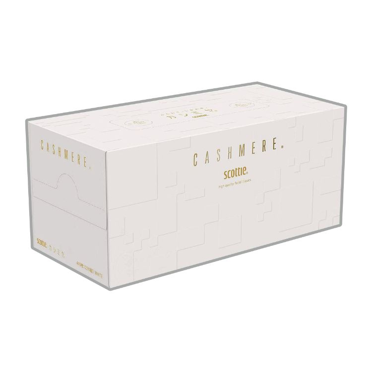 高級BOXテイッシュ スコッティカシミヤ 1ケース（10箱）