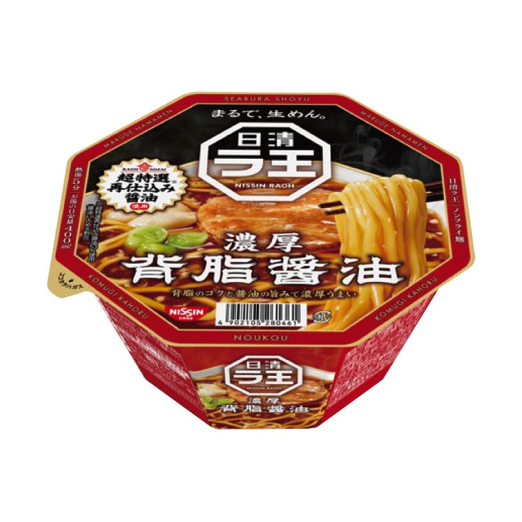 日清 ラ王 背脂醤油 1箱（12個）