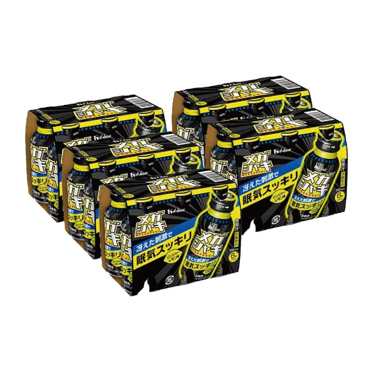 ハウスウェルネスフーズ メガシャキ 100ml（6本入）5箱