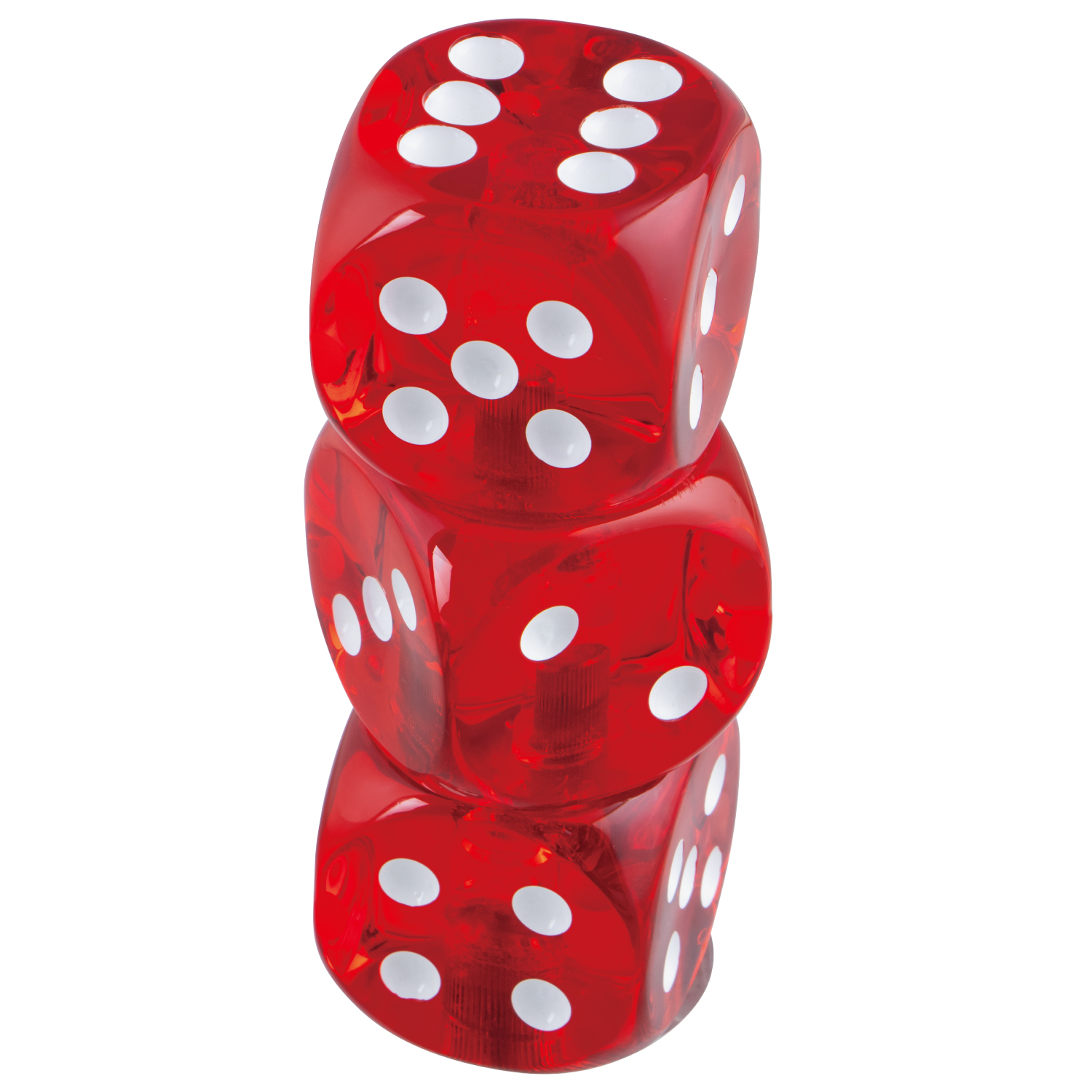 ジェットイノウエ サイコロシフトノブ3連 レッド 3AD