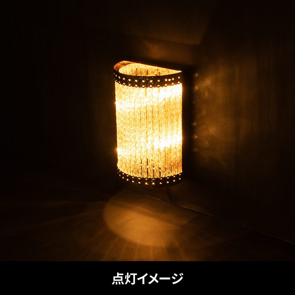 ジェットイノウエ 丸型 壁掛シャンデリア ストロービーズ