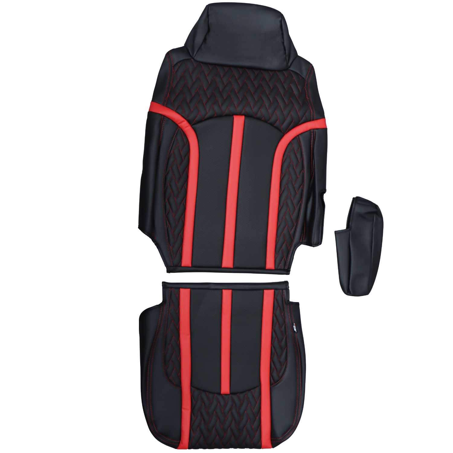 ジェットイノウエ DXシートカバー「Fit（フィット）」 NEWプロフィア 黒/赤糸