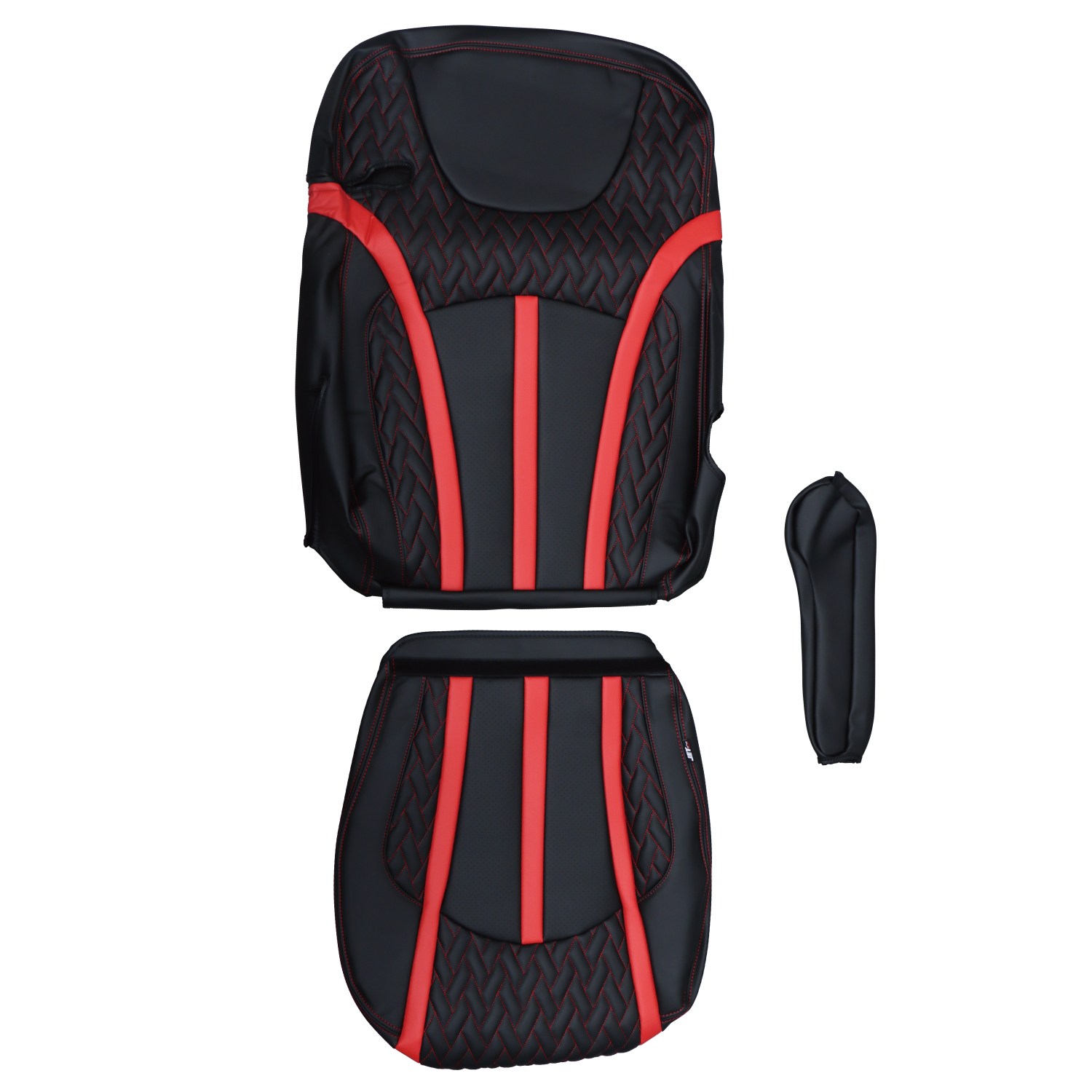 ジェットイノウエ DXシートカバー「Fit（フィット）」 17スーパーグレート 黒/赤糸