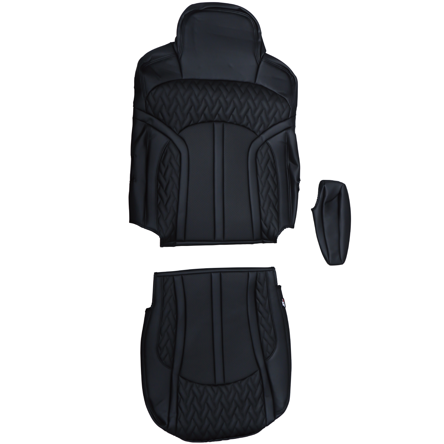 ジェットイノウエ DXシートカバー「Fit（フィット）」 ファイブスターギガ 黒/黒糸