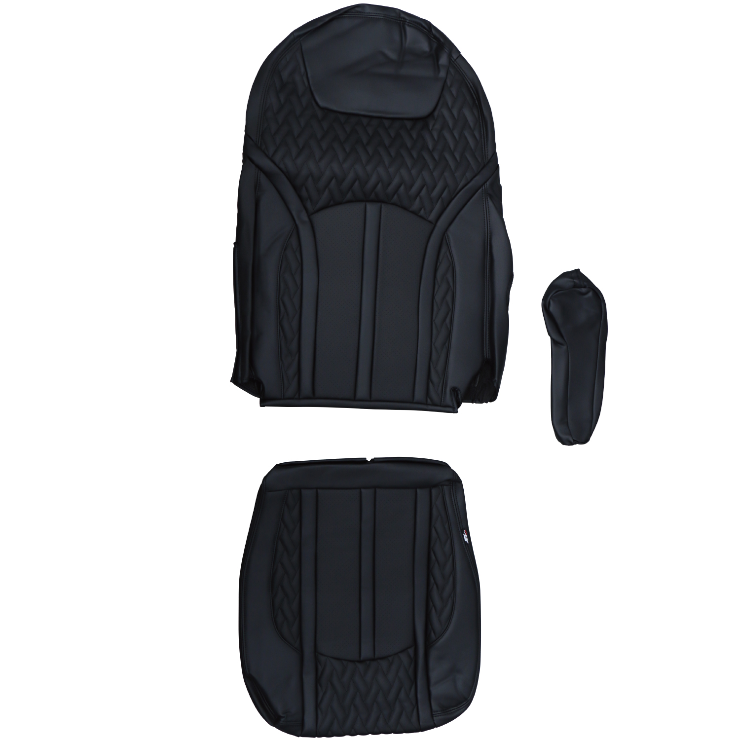 ジェットイノウエ DXシートカバー「Fit（フィット）」 NEWスーパーグレート 黒/黒糸