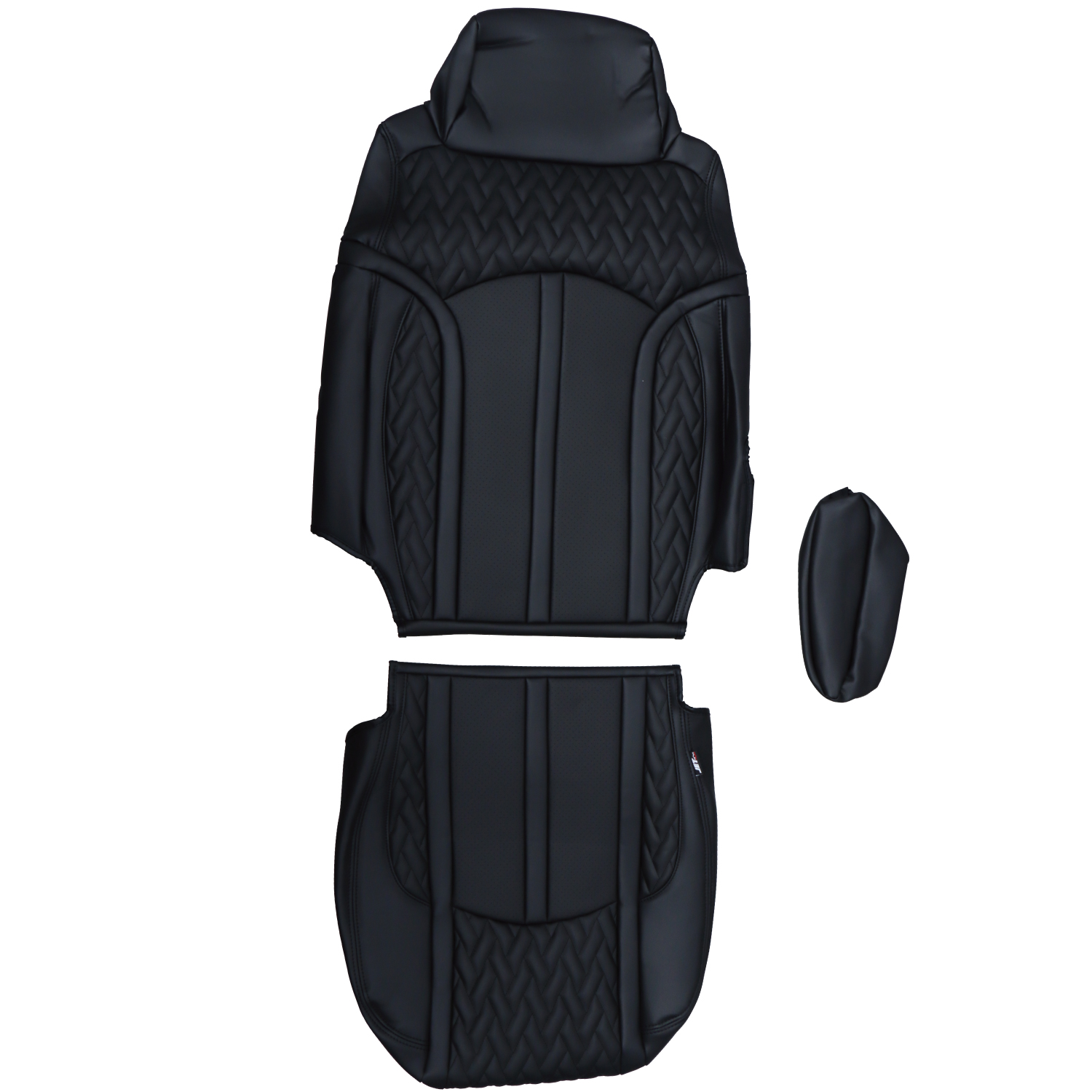 ジェットイノウエ DXシートカバー「Fit（フィット）」 NEWプロフィア 黒/黒糸