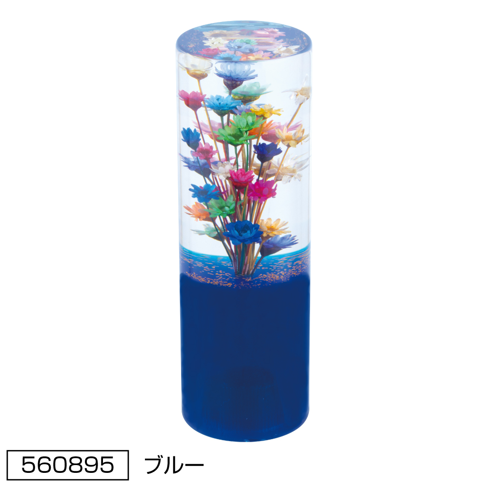 ジェットイノウエ 水中花シフトノブ 寸胴型 ブルー 3AD