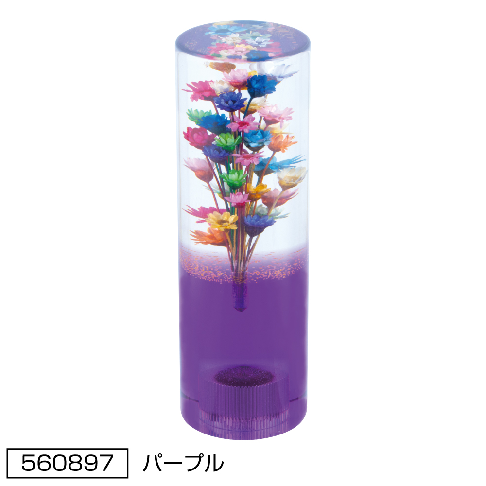 ジェットイノウエ 水中花シフトノブ 寸胴型 パープル 3AD
